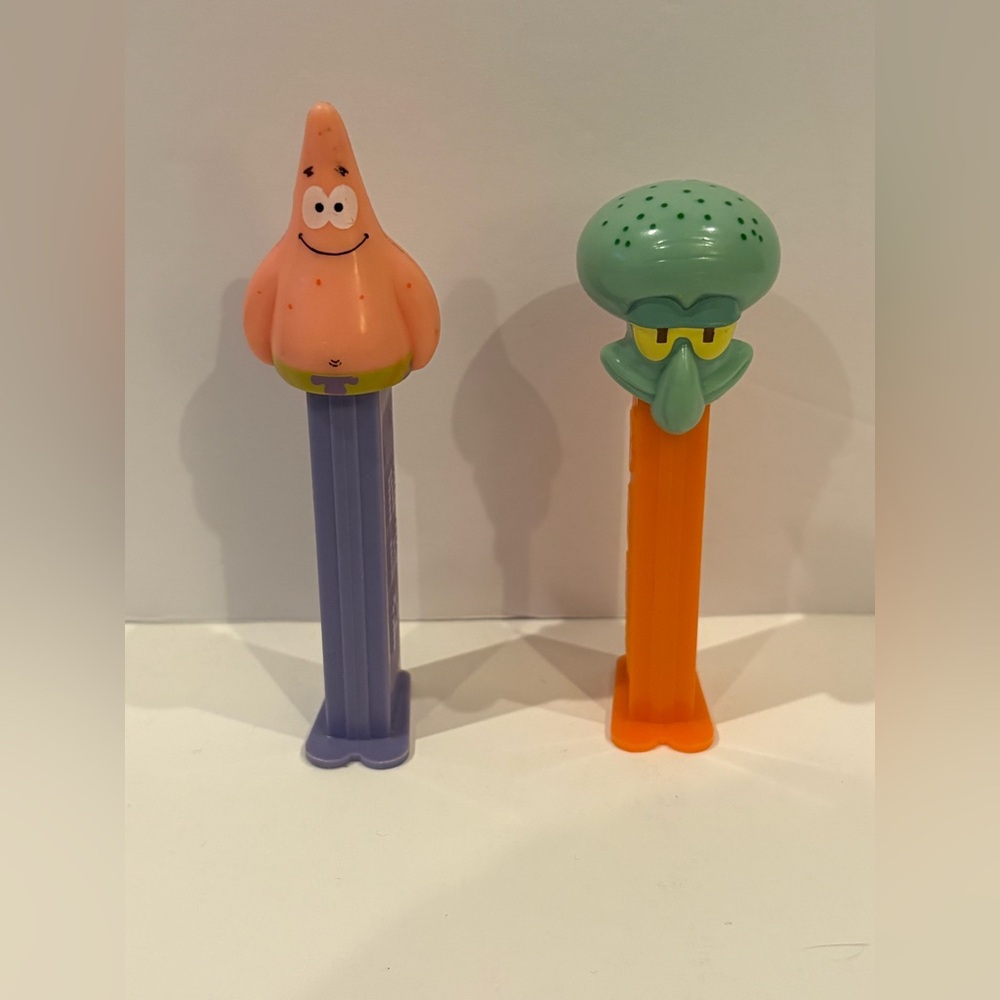 Nickelodeon SpongeBob SquarePants Patrick and Squidward Pez Dispensers